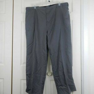 KINGSIZE Flat Front Dress Pants 46W Hemmed 30L